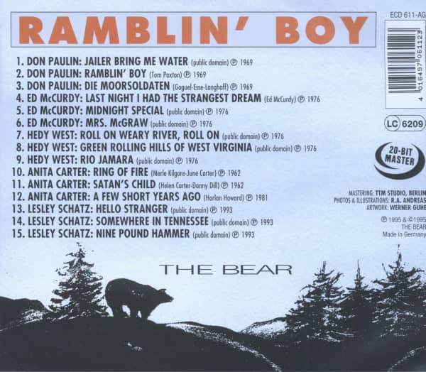 Ramblin' Boy (CD)
