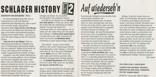Schlager History Volume 2 (CD)