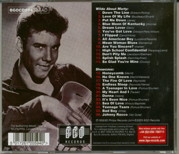 Wilde About Marty & Showcase (CD)
