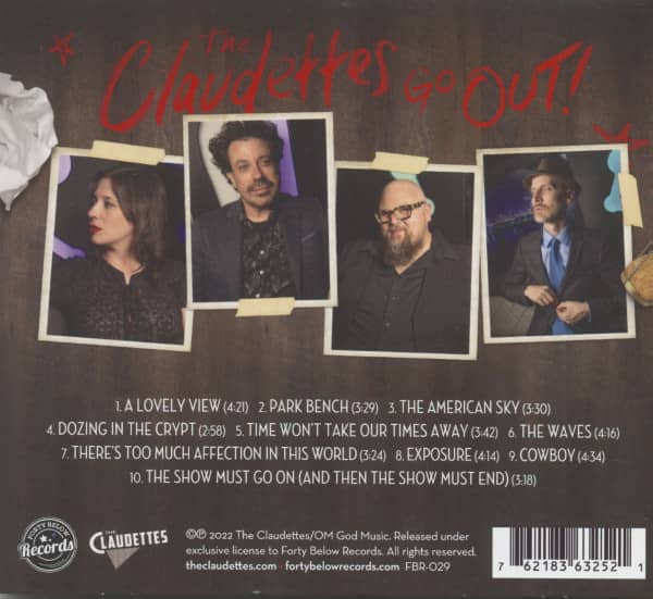 Claudettes Go Out! (CD)