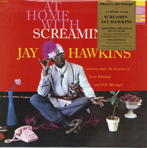 At Home With Screamin' Jay Hawkins (LP, 180g colored Vinyl, Ltd.) At Home With Screamin' Jay Hawkins (LP, 180g colored Vinyl, Ltd.)