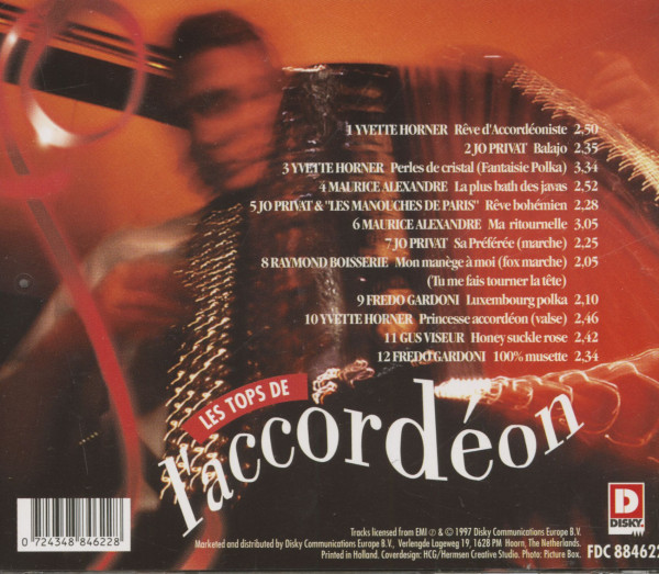 Les Tops De L'Accordéon (CD)