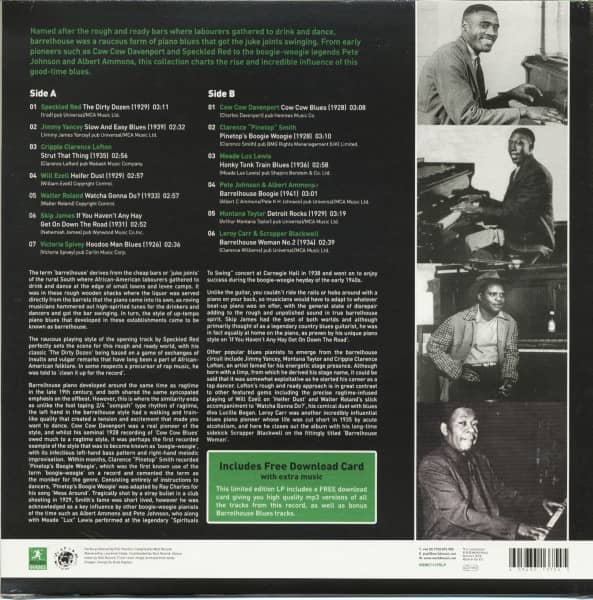 The Rough Guide To - Barrelhouse Blues (LP, Ltd.)