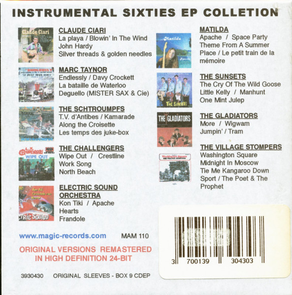 Instrumental Sixties EP Collection (9-CD-Box)