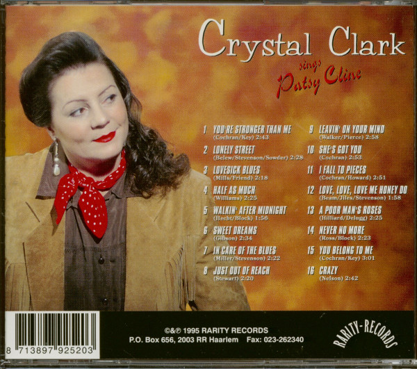 Crystal Clark Sings Patsy Cline (CD)
