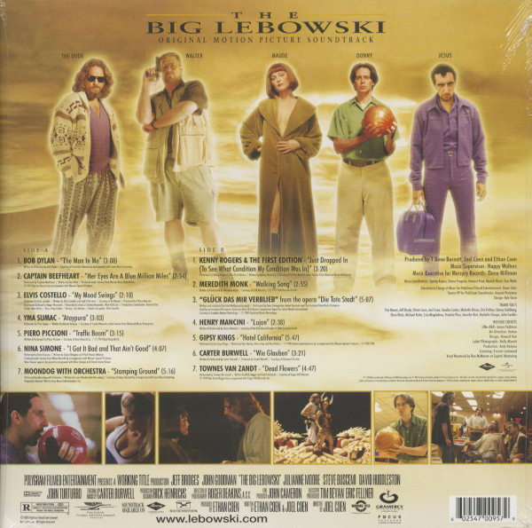 The Big Lebowski - Original Motion Picture Soundtrack 180g Vinyl