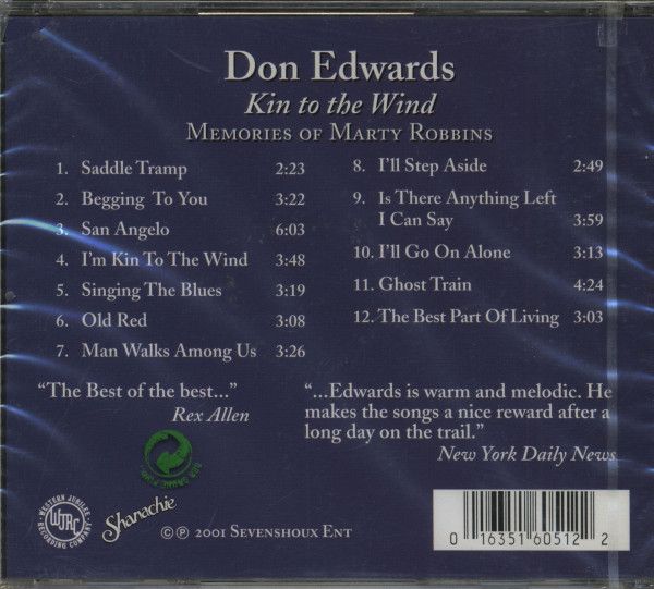 Kin To The Wind - Memories Of Marty Robbins (CD)