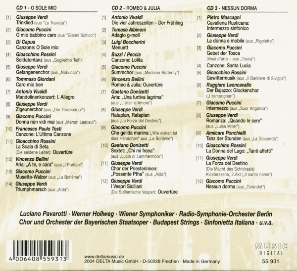Bella Italia - Italienische Meisterwerke (3-CD)