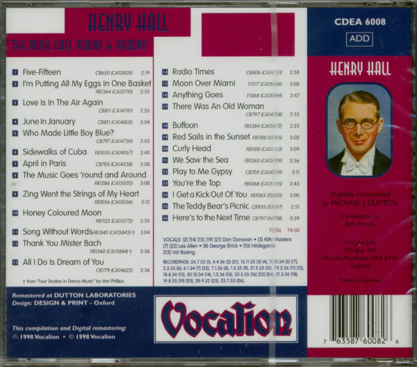 The Music Goes 'Round And Around (CD)