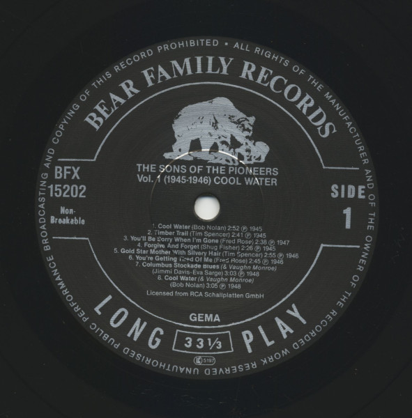 Cool Water Edition 1 (LP)