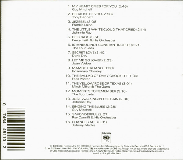 16 Most Requested Songs Of The 1950s, Vol.1 (CD)