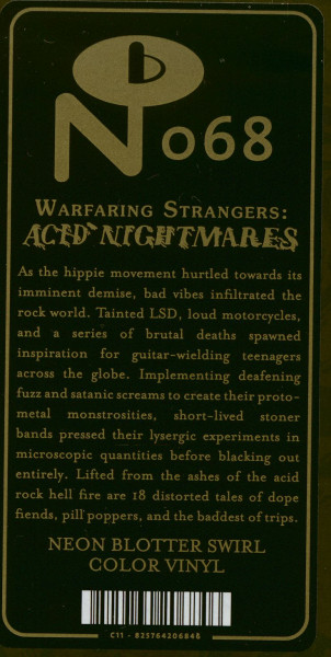 Warfaring Strangers - Acid Nightmares (2-LP, colored Vinyl)