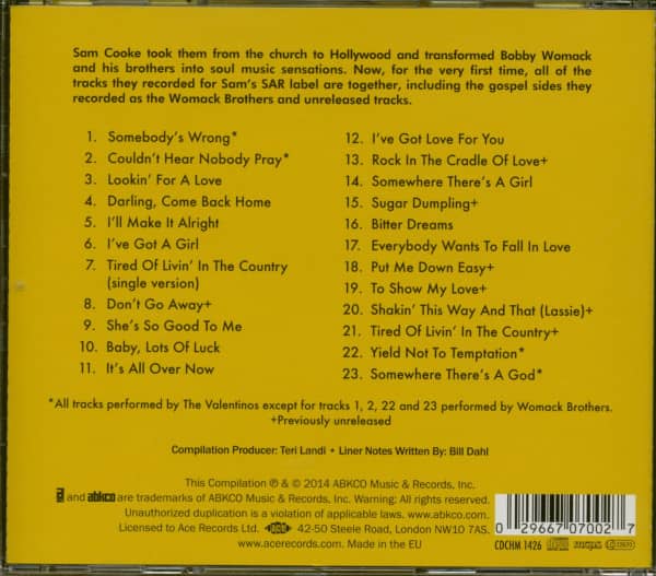 Lookin' For A Love - The Complete SAR Recordings