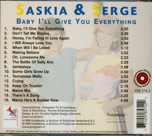Baby I'll Give You Everything (CD)