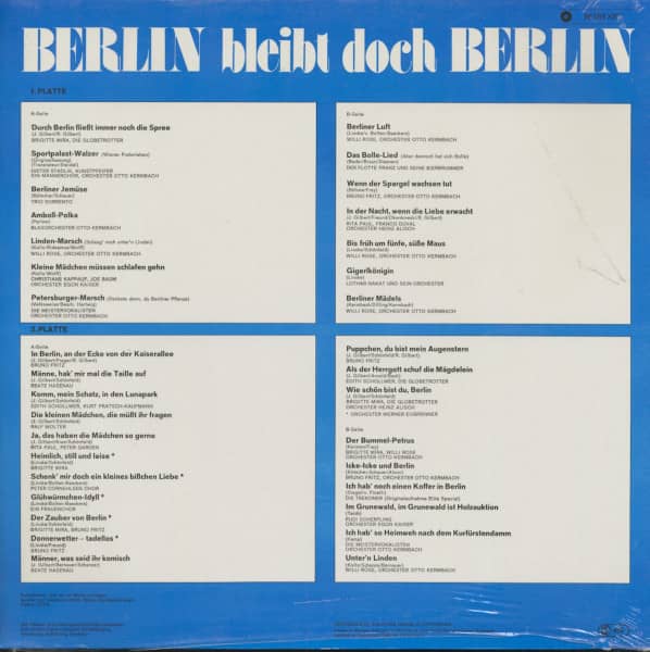 Berlin bleibt doch Berlin (2-LP)