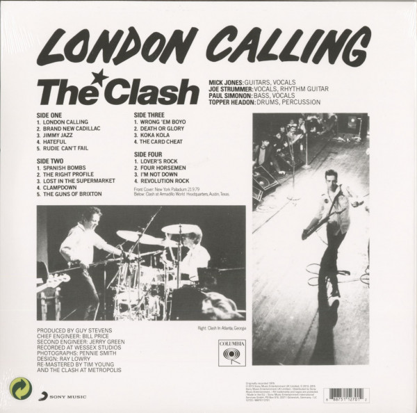 London Calling (2-LP, 180g Vinyl)
