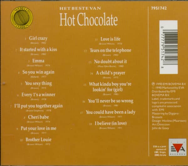 Het Beste Van Hot Chocolate (CD)