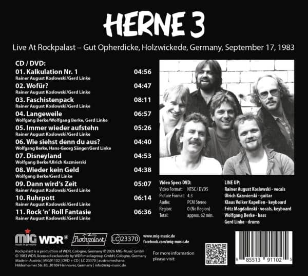 Live at Rockpalast 1983 (CD+DVD)