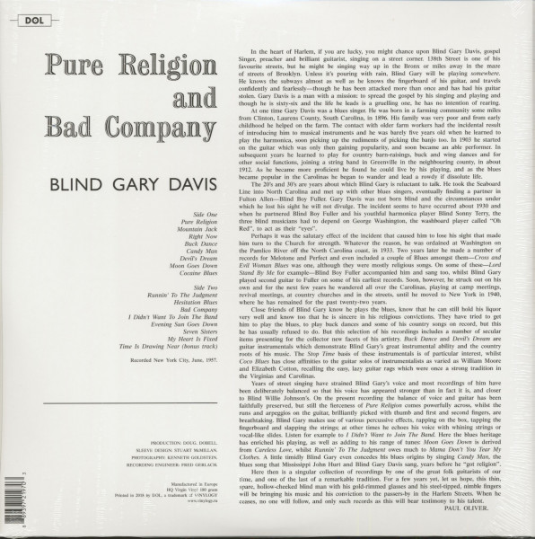 Pure Religion And Bad Company (LP, 180g Vinyl)