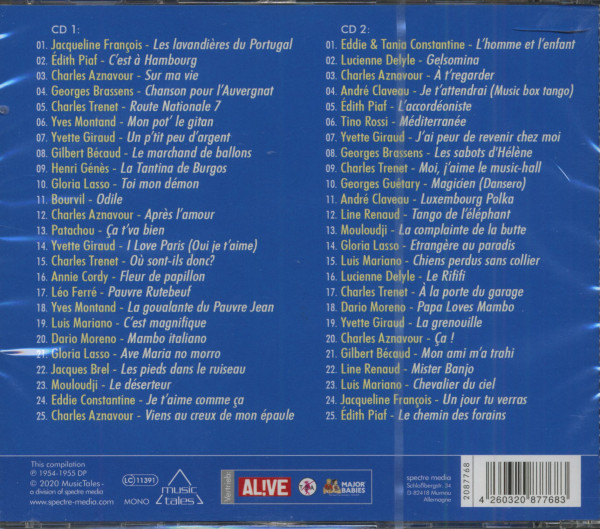 Les Chansons De L’Année 1955 (2-CD)