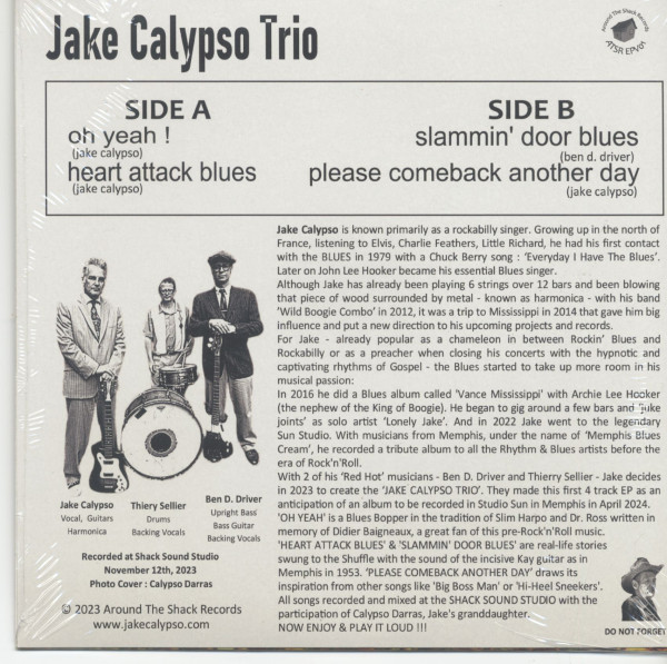 Oh Yeah ! (7inch,EP, 45rpm)