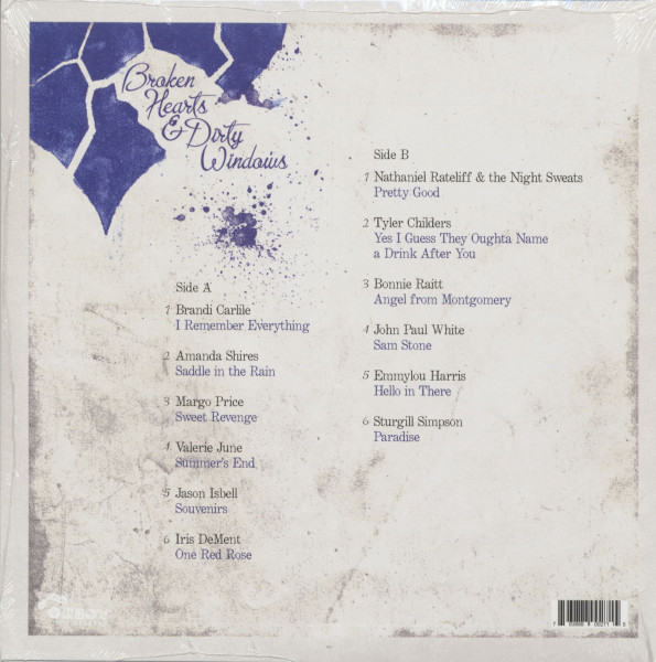 Broken Hearts & Dirty Windows - Songs Of John Prine Vol.2 (LP, Blue Vinyl, Ltd.)