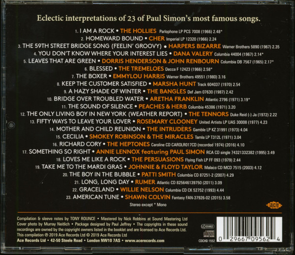 American Tunes - Songs By Paul Simon (CD)