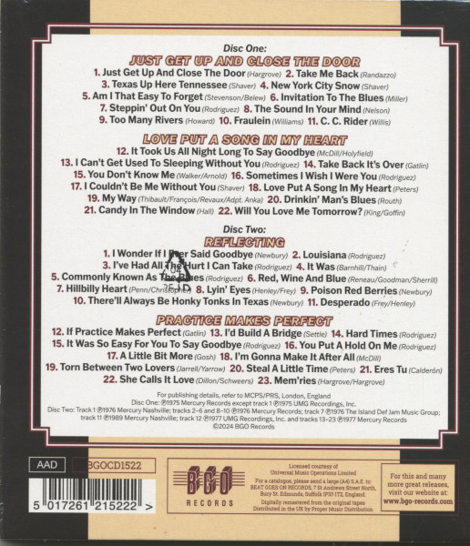 Just Get Up And Close The Door - Love Put A Song In My Heart - Reflecting - Practice Makes Perfect (2-CD)