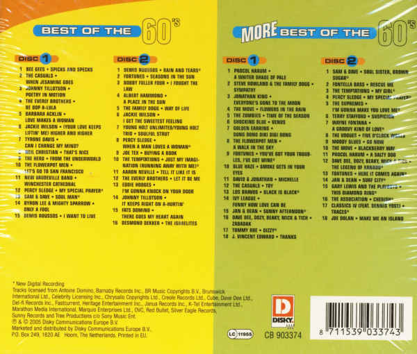 Best Of The 60's (4-CD)