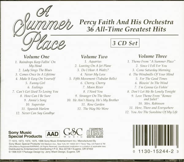 A Summer Place (3-CD)