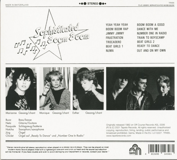 Sophisticated Boom Boom (CD)