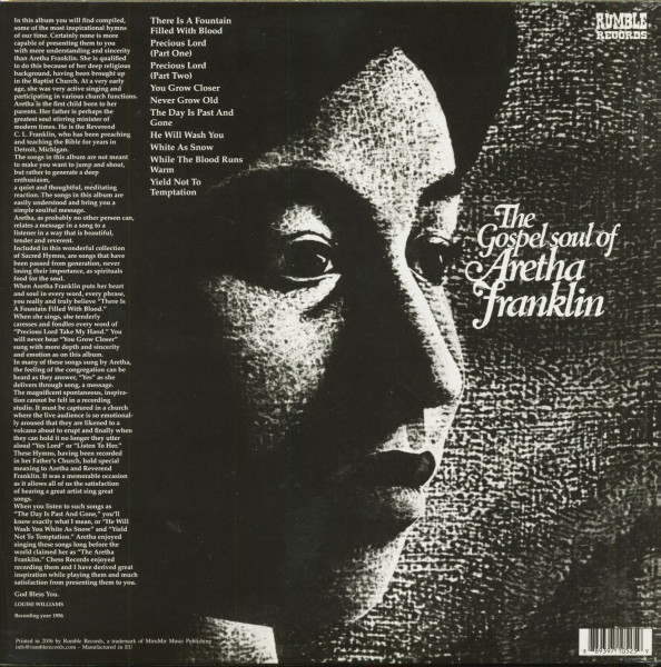 The Gospel Soul Of Aretha Franklin (LP)
