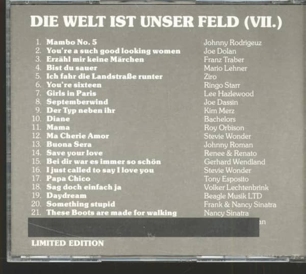 Die Welt ist unser Feld VII (CD)