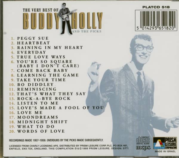 The Best Of Buddy Holly And The Picks (CD)