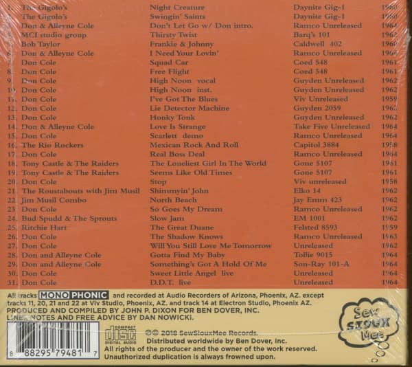 Something's Got A Hold On Me - The Don Cole Story (CD)