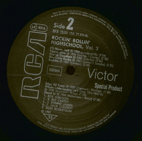 Rockin' Rollin' Highschool Vol.3 (LP)