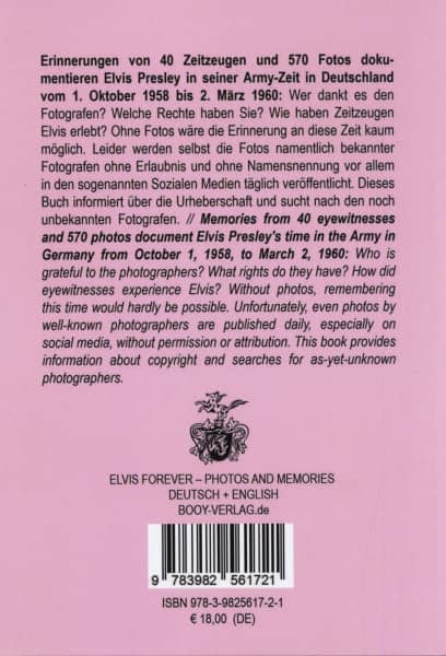 Elvis Forever - Photos And Memories (Book)
