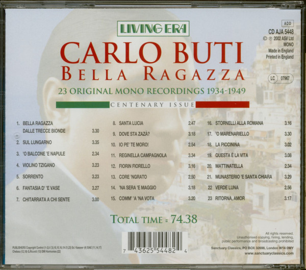 Bella Ragazza (CD)