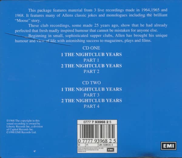 The Nightclub Years 1964–1968 (2-CD)