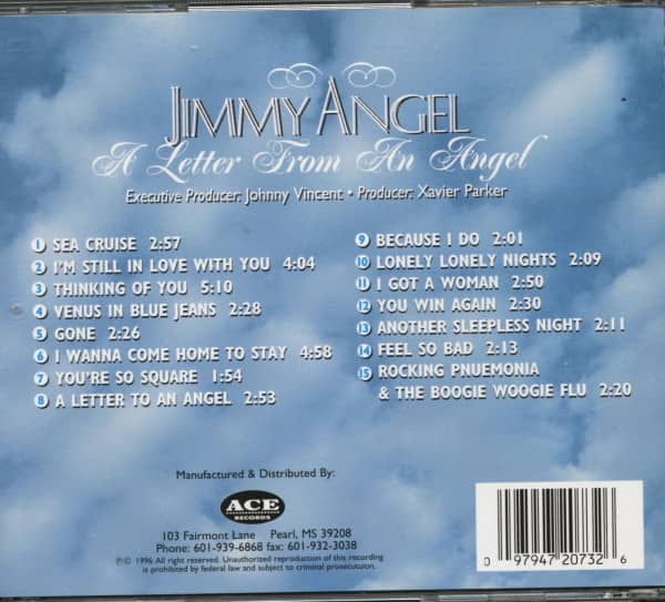 A Letter From An Angel (CD)