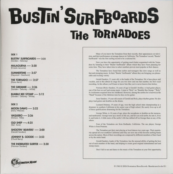 Bustin' Surfboards (LP, clear Vinyl)