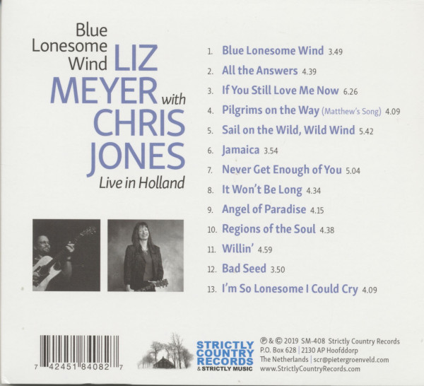 Blue Lonesome Wind - Live In Holland (CD)