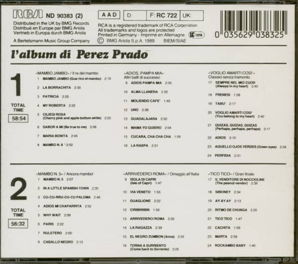 L'Album Di Perez Prado (2-CD)