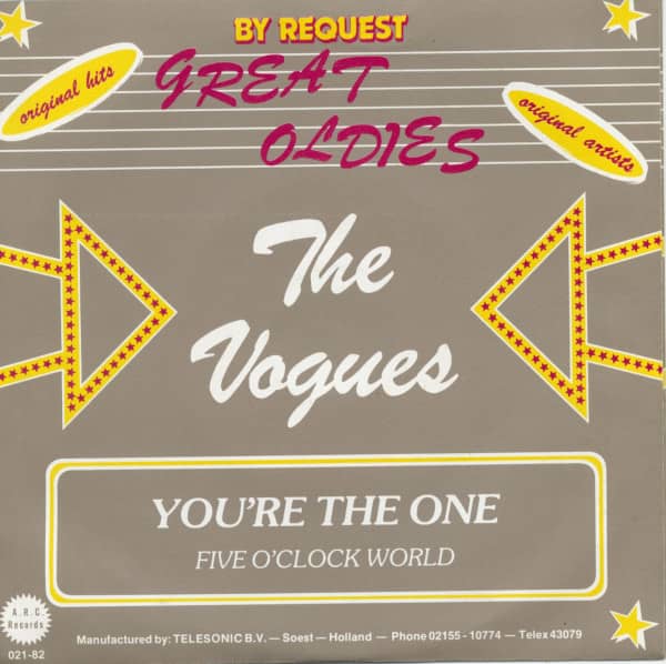 You're The One - Five O'Clock World (7inch, 45rpm)