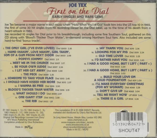First On The Dial - Early Singles & Rare Gems (CD)