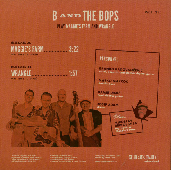 Maggie's Farm - Wrangle (7inch, 45rpm, PS)
