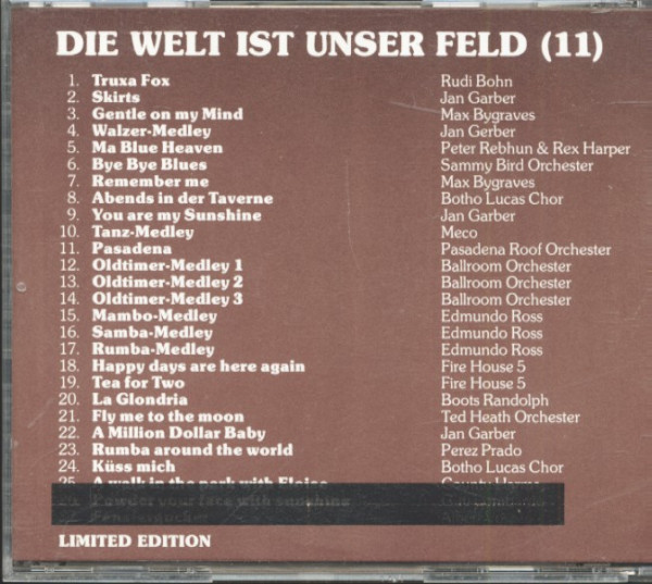 Die Welt ist unser Feld 11 (CD)