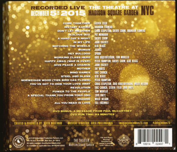 Imagine John Lennon - 75th Birthday Concert (2-CD & DVD)