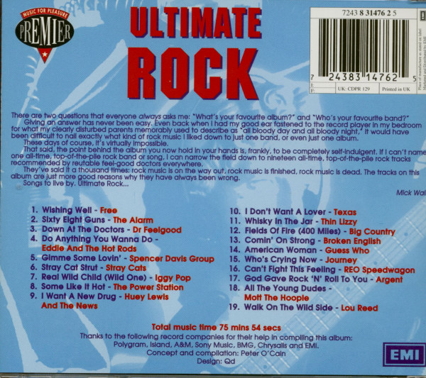 Ultimate Rock - All Time Rock Classic (CD)