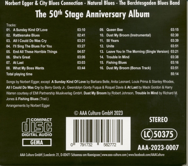 Norbert Egger's 50th Stage Anniversary Album (CD)